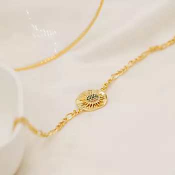 Bilde nummer 4 av Janne Formoe by Pan Jewelry, Armbånd i 925 forgylt sølv med zirkonia