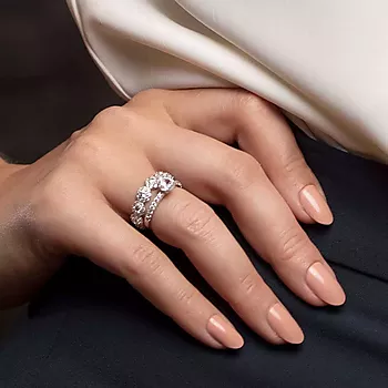 Bilde nummer 3 av Pan jewelry, Ring i rhodinert 925 sølv med zirkonia