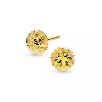 Pan Jewelry, Øredobber i 585 gult gull halvkule