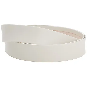 Skinnlist Bergen i hvit farge, 4 cm