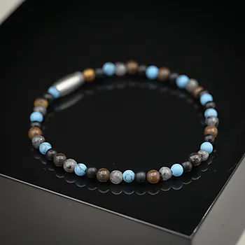 Bilde nummer 3 av Jax armbånd i stål med stener