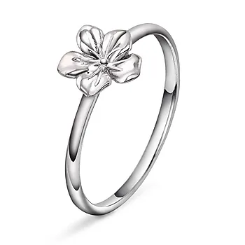 Blossom ring i 925 sølv