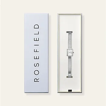 Bilde nummer 3 av Rosefield, Mini Octagon Dameklokke med mesh stållenke