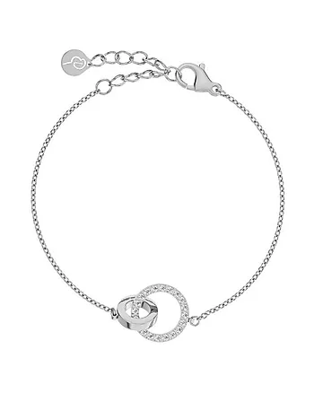 Eternal Orbit armbånd i stål med hjerte