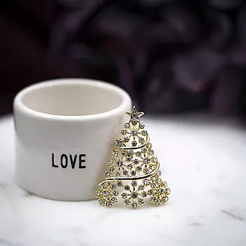 Bilde nummer 4 av Pan Jewelry, Brosje med juletre