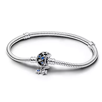 Pandora Moments, Armbånd i 925 sølv med måneformet lås
