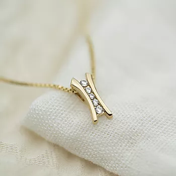 Bilde nummer 2 av Pan Jewelry, Anheng i 585 gult gull med zirkonia