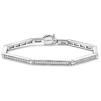 Ti Sento, Armring i 925 sølv med zirkonia
