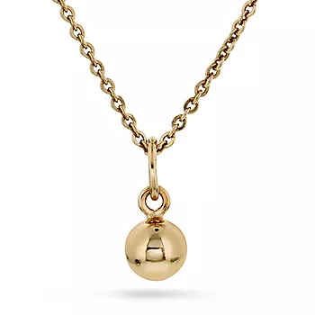 Pan Jewelry, Anheng i 925 rosèforgylt sølv med kule