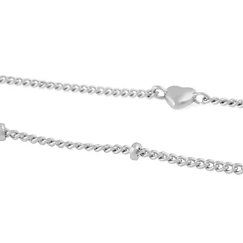 Bilde nummer 2 av Lovely armbånd i forsølvet messing med hjerter