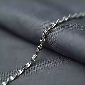 Bilde nummer 2 av Pan Jewelry, Armbånd i rodinert 925 sølv 19 cm