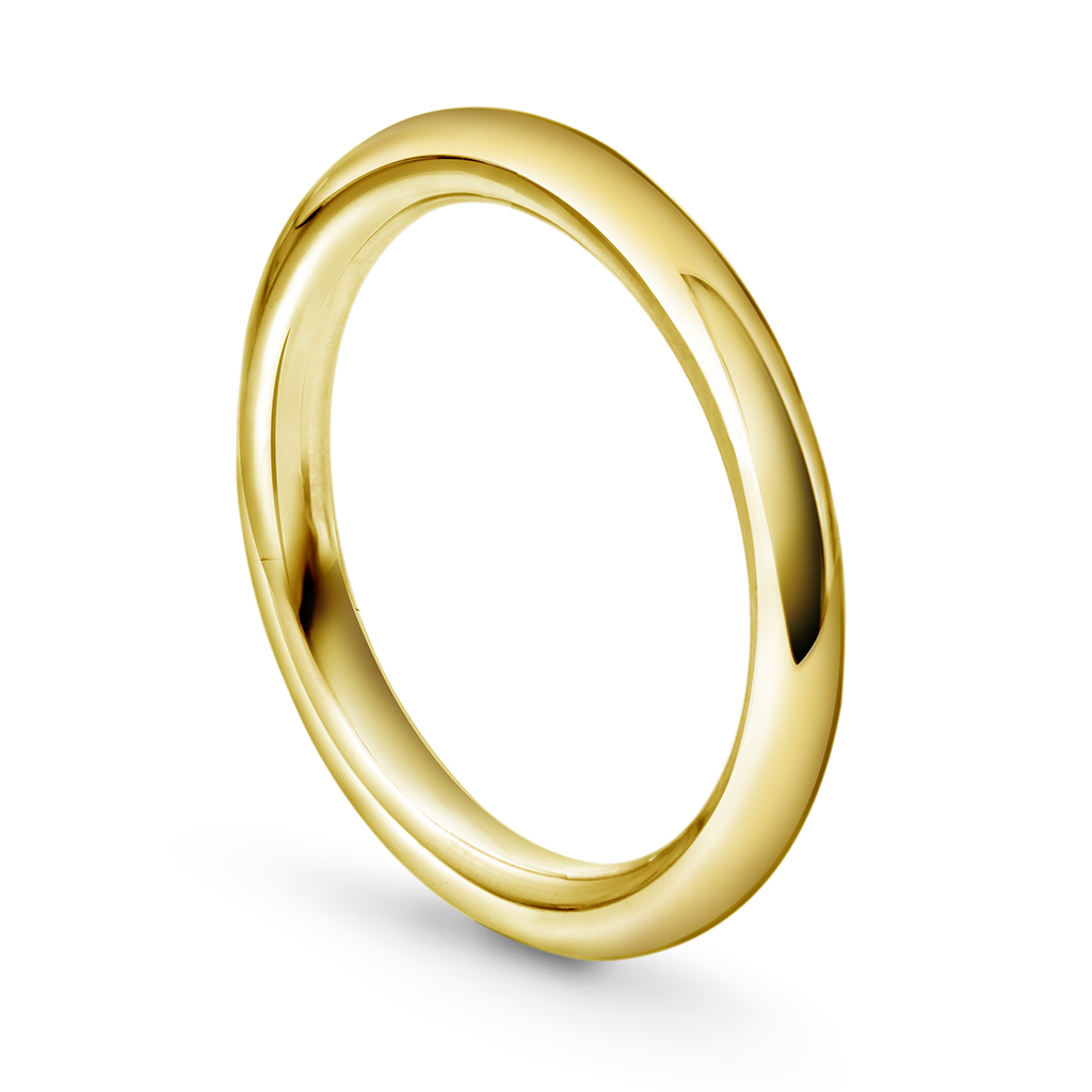 Giftering i 585 gult gull | 2,5 mm bredde