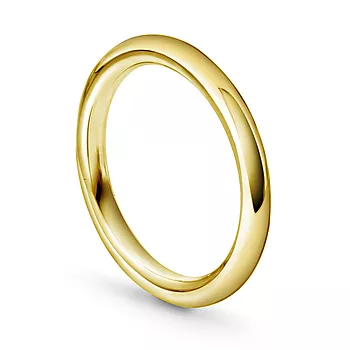 Giftering i 585 gult gull | 2,5 mm bredde