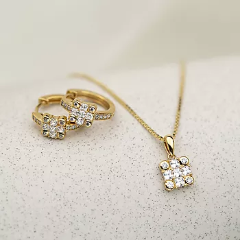 Bilde nummer 3 av Pan Jewelry, Smykke i forgylt 925 sølv med zirkonia