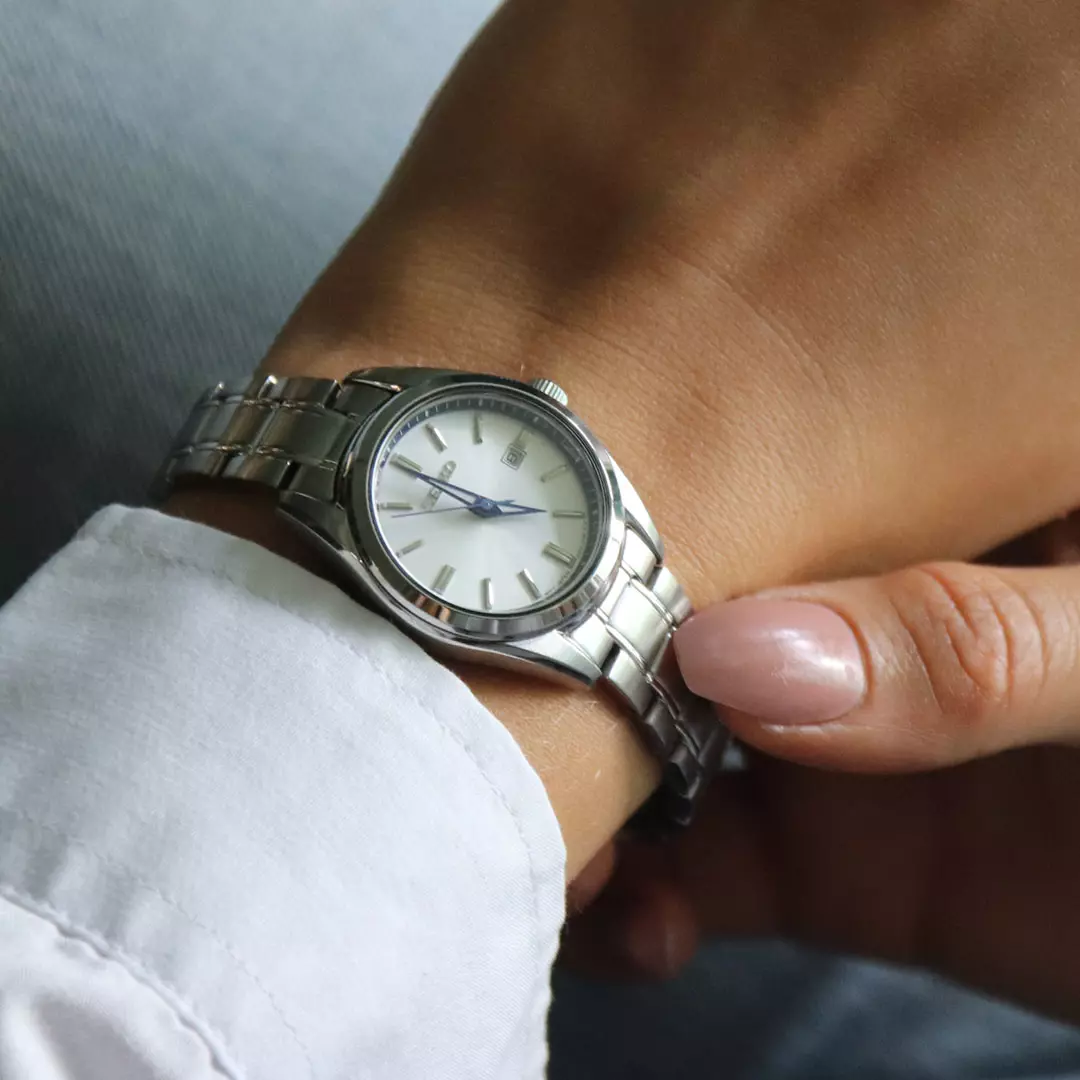 Bilde nummer 4 av Seiko, Basic 140th Anniversary Limited Edition dameklokke med stållenke