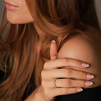 Bilde nummer 2 av Aura ring i 925 forgylt sølv