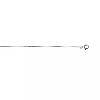 Pan Jewelry, Venziansk kjede i 585 hvitt gull 0,8 mm, 34-50 cm
