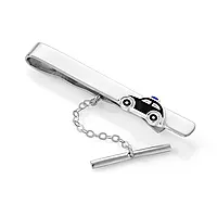 Slipsnål til barn i 925 sølv med politibil