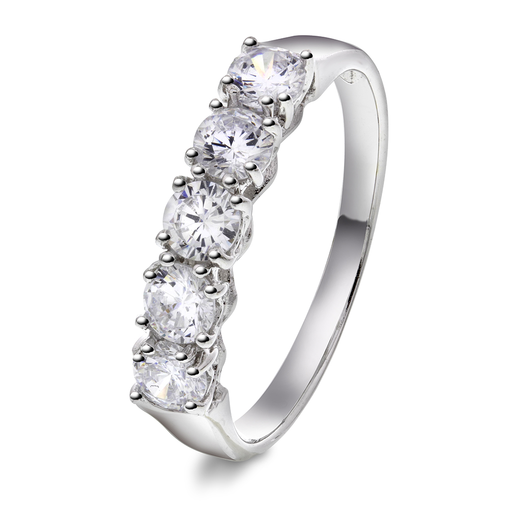 Pan Jewelry, Ring i 925 sølv med zirkonia