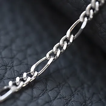 Bilde nummer 4 av Pan Jewelry, Figaro armbånd i rhodinert 925 sølv, 19 cm