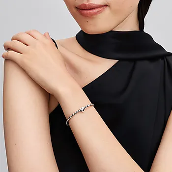 Bilde nummer 2 av Charms i 925 sølv med hjerte