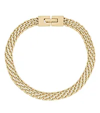 Lana armbånd i forgylt stål, 16-18 cm