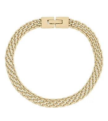 Lana armbånd i forgylt stål, 16-18 cm